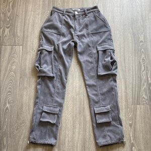 Maniere De Voir Charcoal Cargo Pants